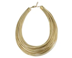 Collana in lurex dorato Sovrani