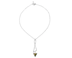 Collana nyssa argento e peridoto Selezione zanolli