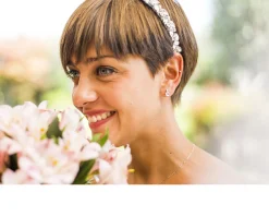 Collana oro 750‰ con acquamarina goccia e diamanti Selezione zanolli