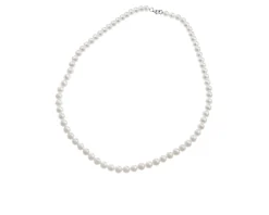 Collana oro 750‰ e perle bianche coltivate 24 mesi Selezione zanolli