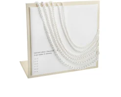Collana oro 750‰ e perle bianche coltivate 24 mesi Selezione zanolli