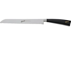 Coltello pane elegance acciaio con manico nero Berkel