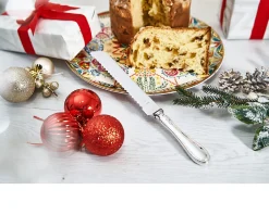 Coltello panettone alpacca argentata in stile inglese Selezione zanolli