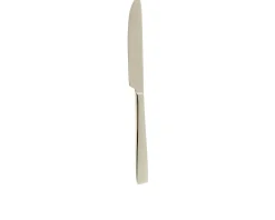 Coltello tavola flat champagne acciaio Sambonet