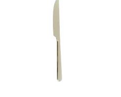 Coltello tavola linear champagne acciaio Sambonet
