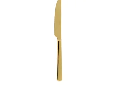 Coltello tavola linear gold acciaio Sambonet