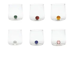 Confezione di bicchieri tumbler bilia 6 pezzi assortiti Zafferano