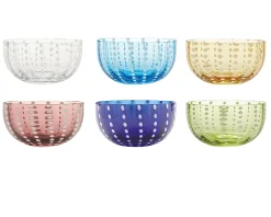 Confezione di ciotole perle 6 pezzi colori assortiti Zafferano