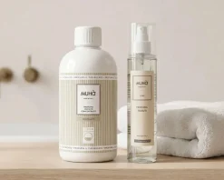 Confezione regalo bucato con spray dolce latte Muhà