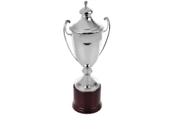 Coppa argento con coperchio e manici Selezione zanolli