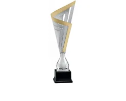 Coppa oro in metallo con taglio a laser Selezione zanolli