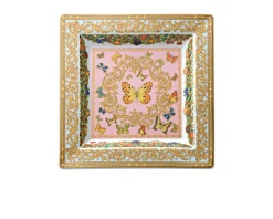 Coppa quadra le jardin porcellana Versace