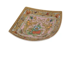 Coppa quadra le jardin porcellana Versace
