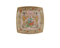 Coppa quadra le jardin porcellana Versace