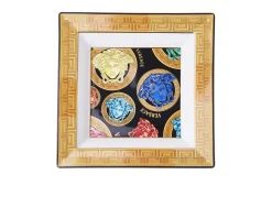 Coppa quadra madusa amplified porcellana nero Versace