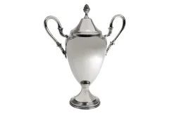 Coppa vittoria argento con manici e coperchio Selezione zanolli