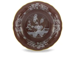 Coppetta oriente italiano castagna porcellana Richard ginori