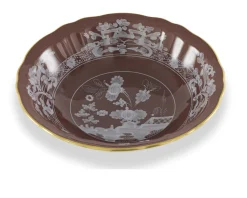 Coppetta oriente italiano castagna porcellana Richard ginori