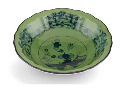 Coppetta oriente italiano malachite porcellana Richard ginori