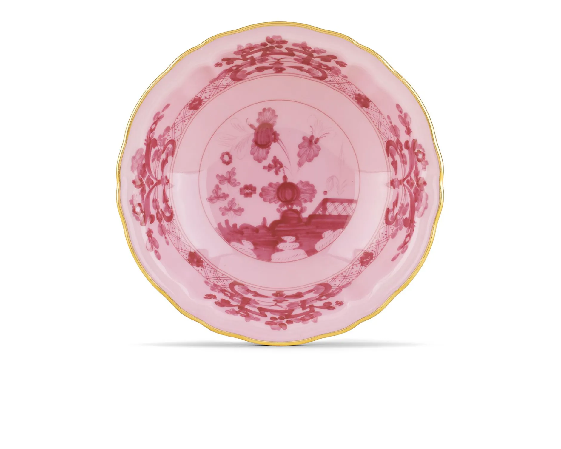 Coppetta oriente italiano porpora porcellana Richard ginori