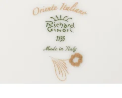 Coppetta oriente italiano rubrum porcellana Richard ginori