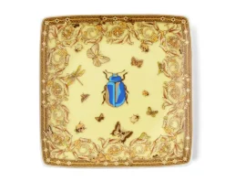 Coppetta quadra le jardin anniversary porcellana yellow Versace