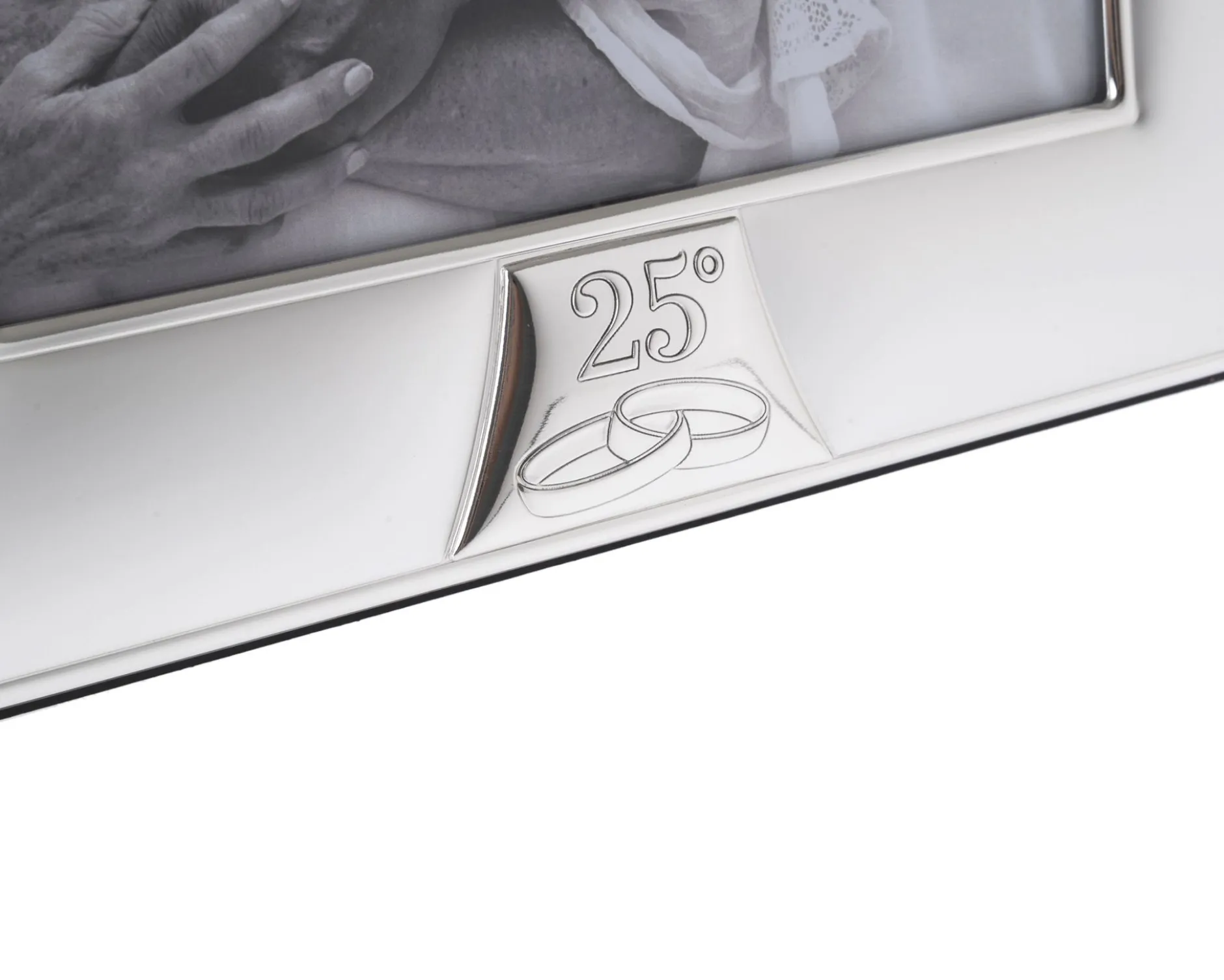 Cornice 25° anniversario argento bilaminato albero della vita Selezione zanolli