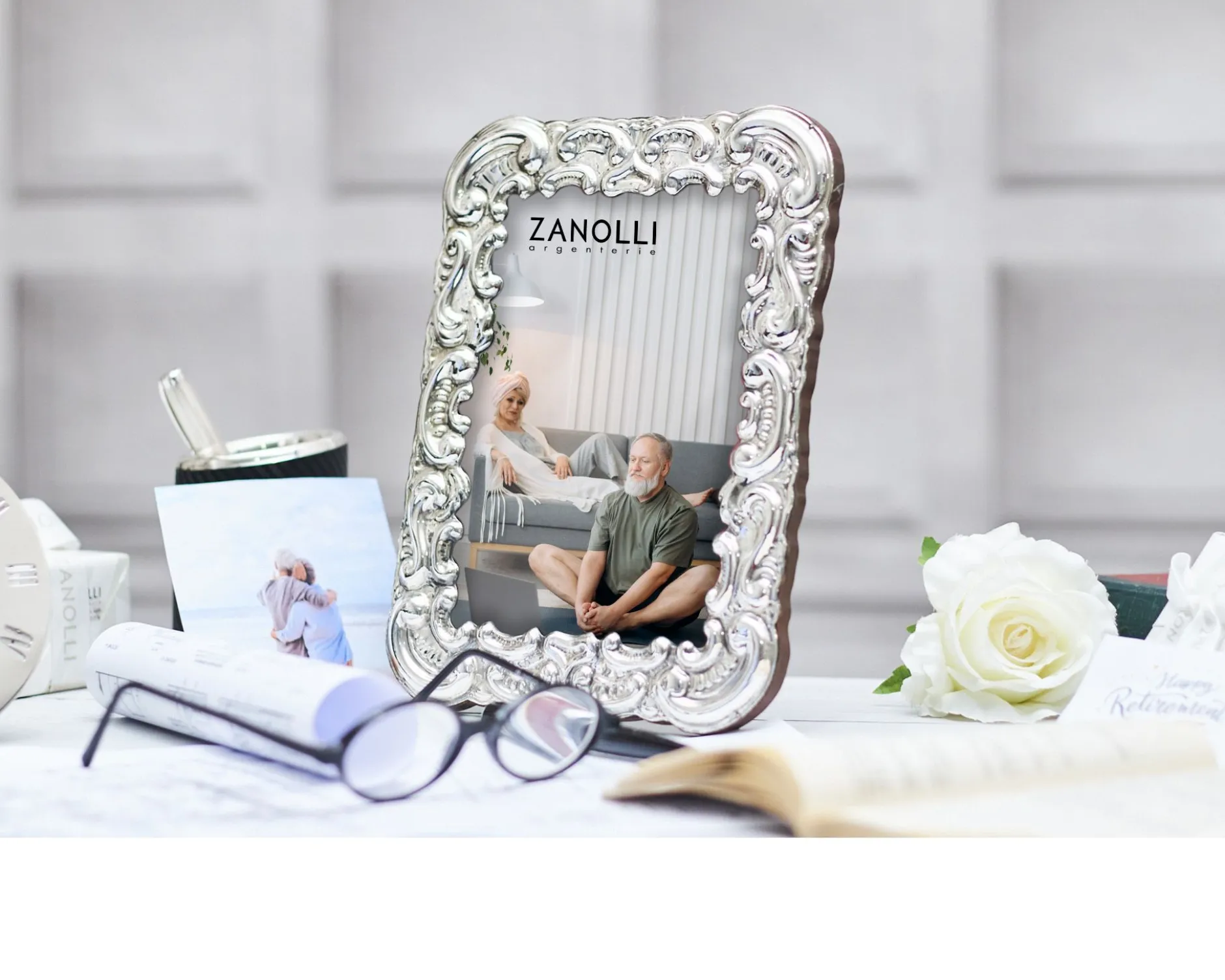 Cornice argento in stile barocco Selezione zanolli