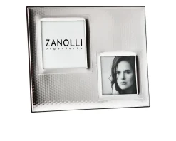 Cornice argento pvd a due fori Selezione zanolli