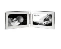 Cornice doppia argento a fascia liscia Selezione zanolli