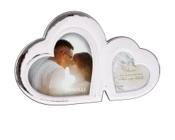 Cornice doppia argento pvd a forma di cuore Selezione zanolli