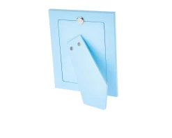 Cornice orsetto sleepy argento pvd con decorazione celeste Selezione zanolli