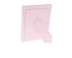 Cornice orsetto sleepy argento pvd con decorazione rosa Selezione zanolli