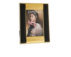 Cornice portafoto frames argento bilaminato nero e oro Versace