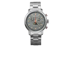 Cronografo acciaio con cinturino in acciaio Aerowatch