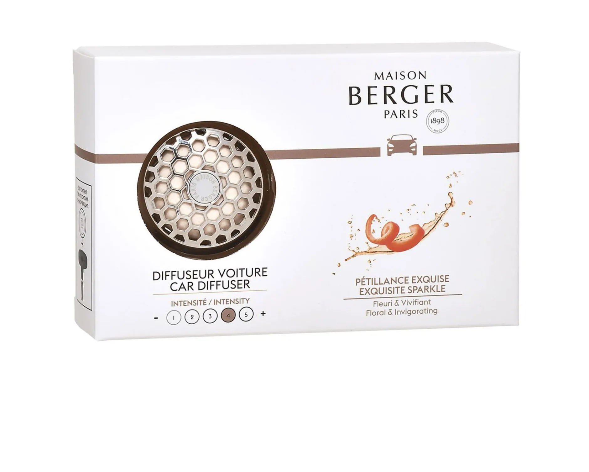 Diffusore auto con fragranza petillance exquise Maison berger paris