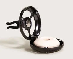 Diffusore auto gun metal con ricarica liliflora Maison berger paris