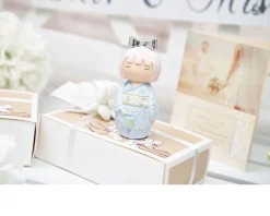 Diffusore fragranza kokeshi con ciuffo portaconfetti Selezione zanolli