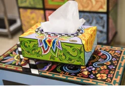 Drag tissue box dipinto a mano Tom's drag