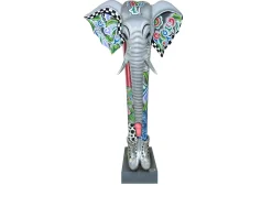 Elefante alexander xxl dipinto a mano Tom's drag
