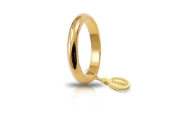 Fede francesina oro 750‰ oro bianco Unoaerre