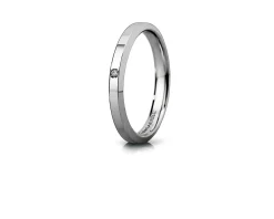 Fede hydra oro 750‰ con diamante Unoaerre