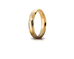 Fede orion oro 750‰ con diamante Unoaerre