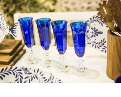 Flute champagne dolce vita blu Mario luca giusti