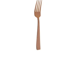 Forchetta tavola flat copper acciaio Sambonet