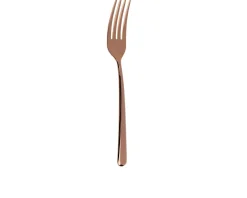 Forchetta tavola linear copper acciaio Sambonet