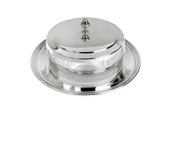 Formaggiera argento in stile inglese Selezione zanolli