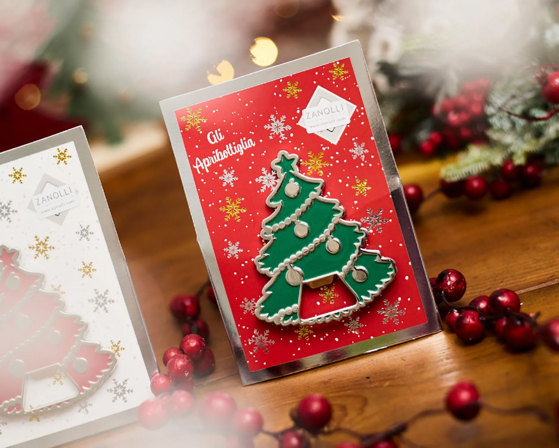 Idea regalo natale apribottiglia albero di natale verde Selezione zanolli