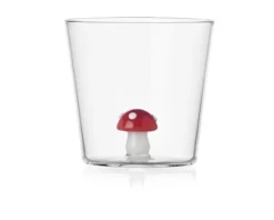 Idea regalo natale bicchiere tumbler fungo rosso alice Ichendorf