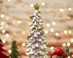 Idea regalo natale carillon albero di natale dorato Selezione zanolli